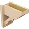 Ekena Millwork 7 1/2-in W x 14-in D x 14-in H Balboa Slat Rough Cedar Woodgrain TimberThane Outlooker, Primed Tan OUTUR075X14X14BOA24RCPR - alternate 6